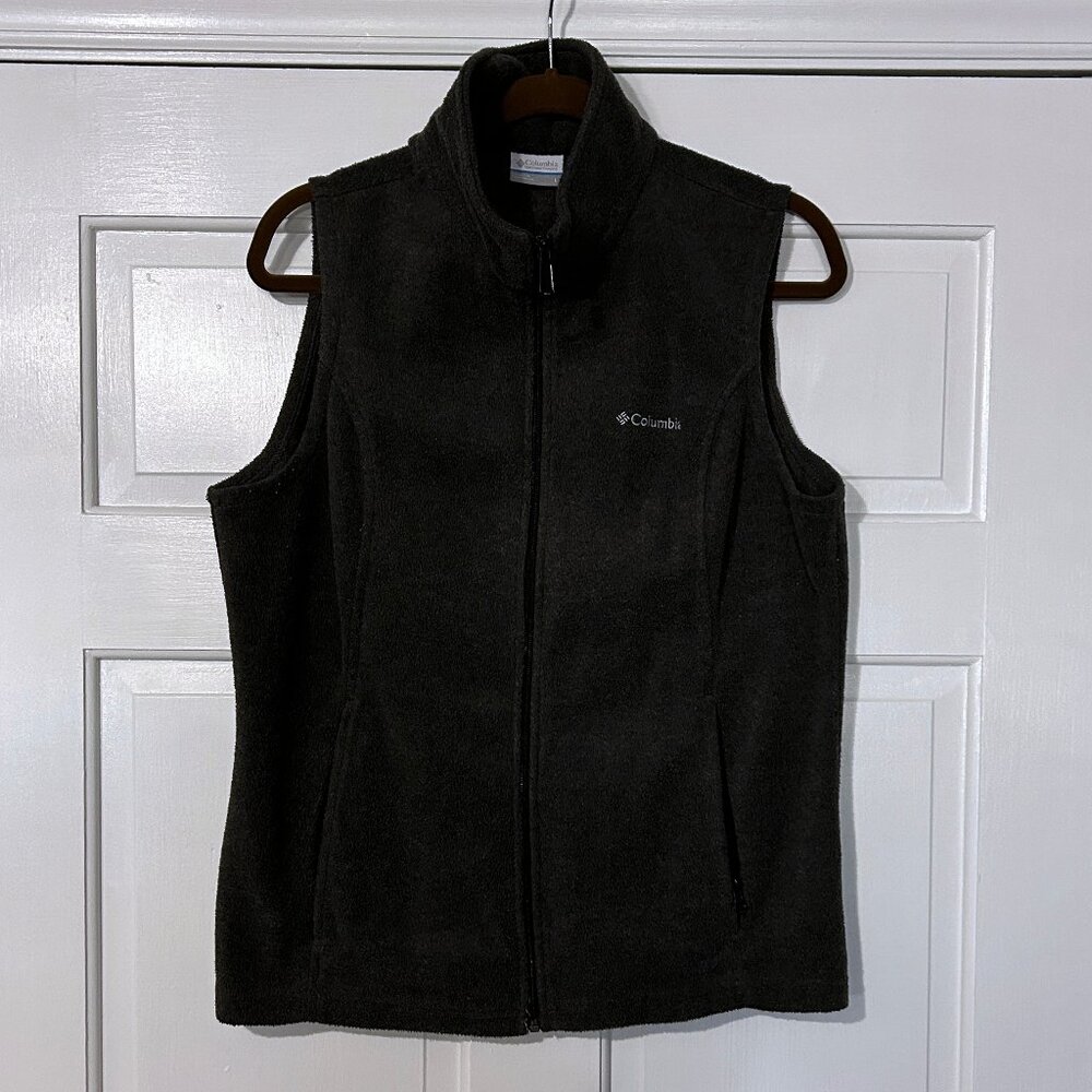 Columbia Fleece Full Zip Vest Women's Large